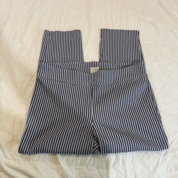 Van Heusen Blue and White Pull on Stretch Dress Pants with Pinstripe Pattern 16 - Picture 11 of 14